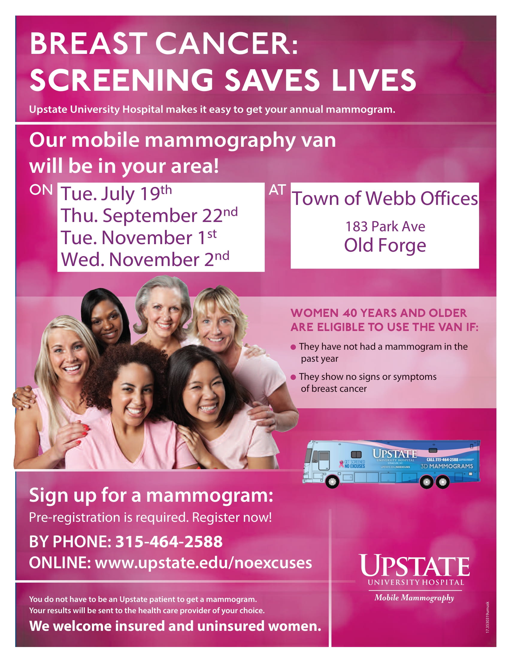 Upstate Medical University Mobile Mammography Services